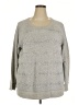 Apt. 9 Gray Pullover Sweater Size 2X - photo 1