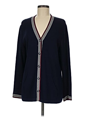 St. John Sport Wool Cardigan (view 1)