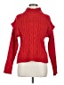 Time and Tru 100% Polyester Red Turtleneck Sweater Size M - photo 1