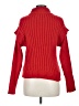 Time and Tru 100% Polyester Red Turtleneck Sweater Size M - photo 2