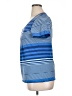 Venezia Stripes Blue Short Sleeve T-Shirt Size 14 - 16 Plus - photo 5