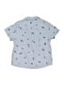 Quiksilver 100% Cotton Stars Blue Short Sleeve Button-Down Shirt Size 3 - photo 2