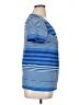Venezia Stripes Blue Short Sleeve T-Shirt Size 14 - 16 Plus - photo 4