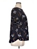 PREMISE 100% Polyester Floral Black Short Sleeve Blouse Size 1X - photo 4