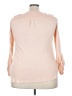Merona 100% Rayon Pink Long Sleeve Blouse Size XXL - photo 2
