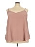 Torrid 100% Polyester Pink Sleeveless Blouse Size 2X Plus (2) - photo 1