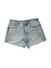 Zara Blue Denim Shorts Size 12 - photo 1