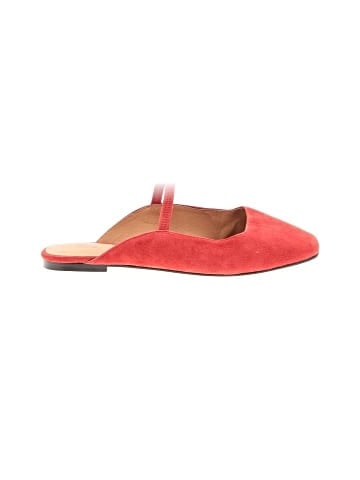 Madewell The Greta Ballet Flat Mule in Suede (view 1)