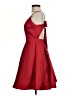 Xscape 100% Polyester Solid Red Cocktail Dress Size 2 - photo 5
