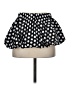 Unbranded 100% Polyester Polka Dots Black Casual Skirt Size S - photo 2