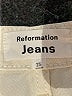 Reformation Jeans Ivory Casual Pants Size 25 waist - photo 7