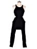 Hunter Bell Solid Black Jumpsuit Size 6 - photo 1