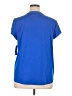 Dana Buchman Blue Short Sleeve Blouse Size XL - photo 2