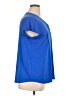 Dana Buchman Blue Short Sleeve Blouse Size XL - photo 4