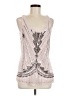 Express 100% Polyester Silver Tank Top Size M - photo 1