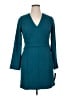 Donna Morgan Solid Teal Cocktail Dress Size 14 - photo 1