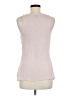 Express 100% Polyester Silver Tank Top Size M - photo 2
