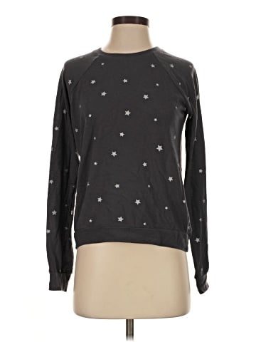 Aqua Long Sleeve Top (view 1)