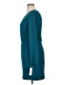 Donna Morgan Solid Teal Cocktail Dress Size 14 - photo 5