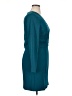Donna Morgan Solid Teal Cocktail Dress Size 14 - photo 4