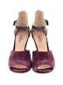 Sigerson Morrison Color Block Purple Wedges Size 9 - photo 2