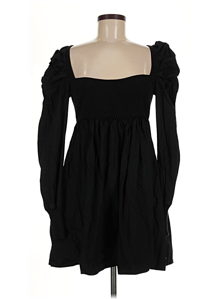 Pre-owned En Saison Casual Dress In Black