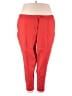 dalia Solid Red Active Pants Size 22 - photo 1