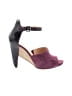 Sigerson Morrison Color Block Purple Wedges Size 9 - photo 1