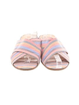 Madewell The Ruthie Crisscross Mule in Rainbow Stripe (view 2)