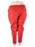 dalia Solid Red Active Pants Size 22 - photo 2