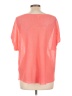 Eileen Fisher 100% Linen Orange Short Sleeve T-Shirt Size L - photo 2