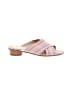 Madewell Stripes Pink Sandals Size 7 1/2 - photo 1