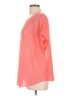 Eileen Fisher 100% Linen Orange Short Sleeve T-Shirt Size L - photo 5