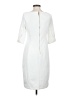 Calvin Klein Solid White Casual Dress Size 4 - photo 2