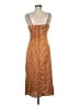 Re:named 100% Polyester Polka Dots Orange Casual Dress Size M - photo 2