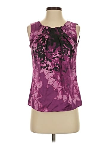 Elie Tahari Sleeveless Silk Top (view 1)