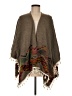 Roffe Accessories 100% Acrylic Brown Poncho One size (estimated) - photo 1
