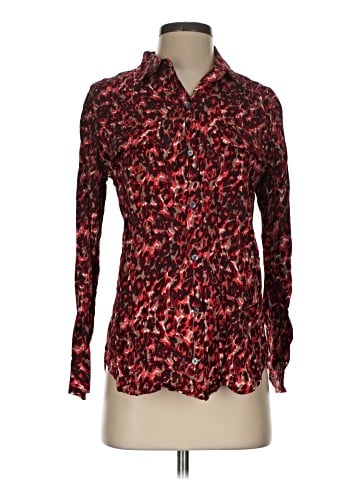 Equipment Long Sleeve Blouse (view 1)