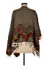 Roffe Accessories 100% Acrylic Brown Poncho One size (estimated) - photo 2