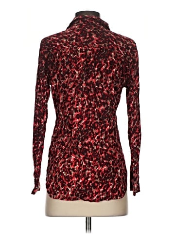Equipment Long Sleeve Blouse (view 2)