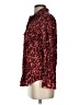 Equipment Animal Print Red Long Sleeve Blouse Size S - photo 5