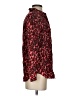 Equipment Animal Print Red Long Sleeve Blouse Size S - photo 4