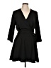 Dance & Marvel Solid Black Casual Dress Size L - photo 1