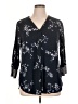 J.Jill Black 3/4 Sleeve Blouse Size XL Petite - photo 1