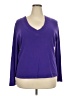Kate Hill Purple Long Sleeve Top Size 2X - photo 1
