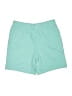 Quacker Factory Solid Teal Blue Shorts Size S - photo 2