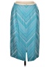 Escada Chevron-herringbone Teal Formal Skirt Size EU 38 / US 8 - photo 2