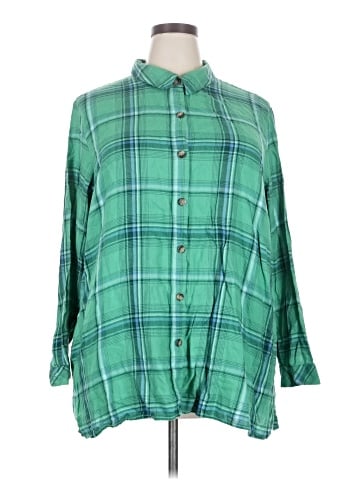 J.Jill 3/4 Sleeve Button-Down Shirt (view 1)