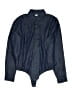 Zara 100% Bamboo Blue Bodysuit Size S - photo 1