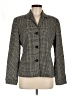 Rafaella Houndstooth Gray Wool Blazer Size 8 - photo 1